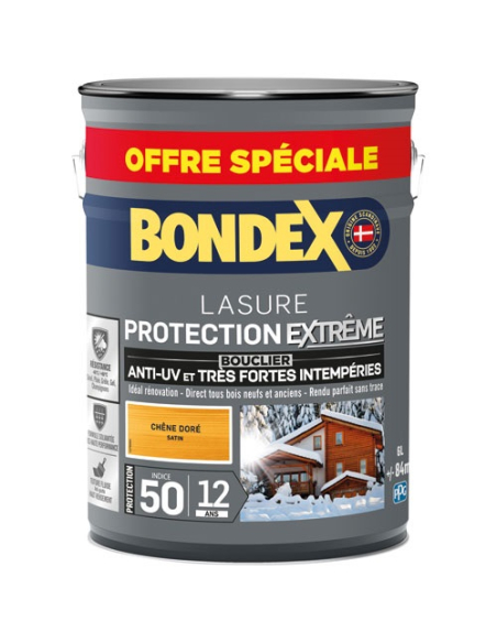 bondex lasure ind 50 / 12 ans 6l chêne doré - bondex