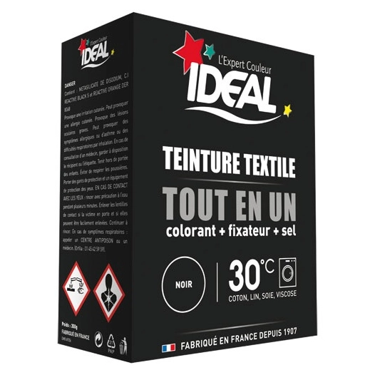 teinture idéal tout en 1 - noir - 350 g - ideal