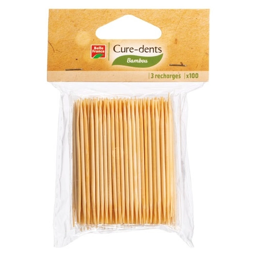 20 recharge cure dent bambou 100 x 3 - belle france