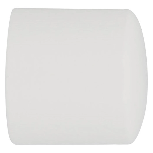 embout bois d28 bouchon laque blanc x2 - mobois
