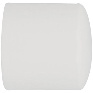 embout bois d28 bouchon laque blanc x2 - mobois