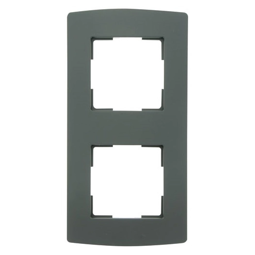 plaque 2p noire - profile