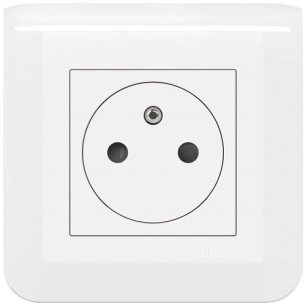 prise 2p+t surface cpl griffe blanc - legrand