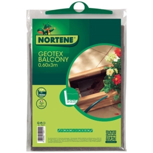 feutre de drainage geotex balcony gris 3x0.60m - nortene