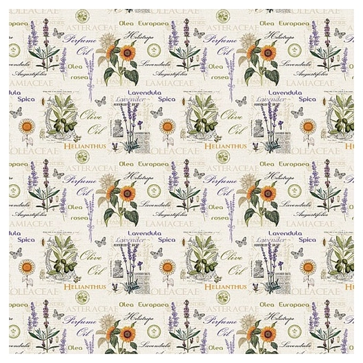 protege table imprimé. padua jardin botanique 20mx140cm - d-c-table