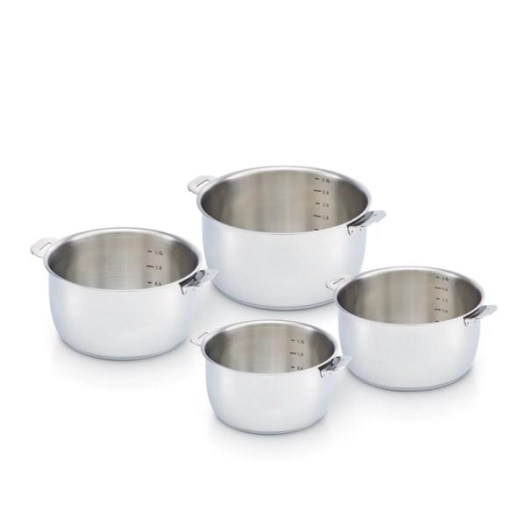 série de 4 casseroles de 14 à 20 cm - select - beka