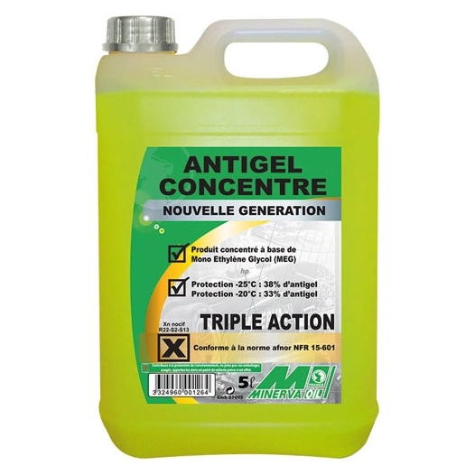 antigel concentre 5l minerva - minerva oil