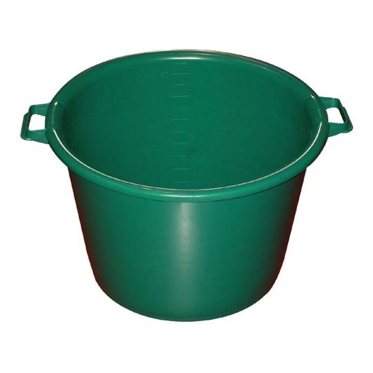 baquet rond 55l d55 h36 renf.vert - aluminium et plastiq