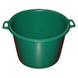 baquet rond 55l d55 h36 renf.vert - aluminium et plastiq