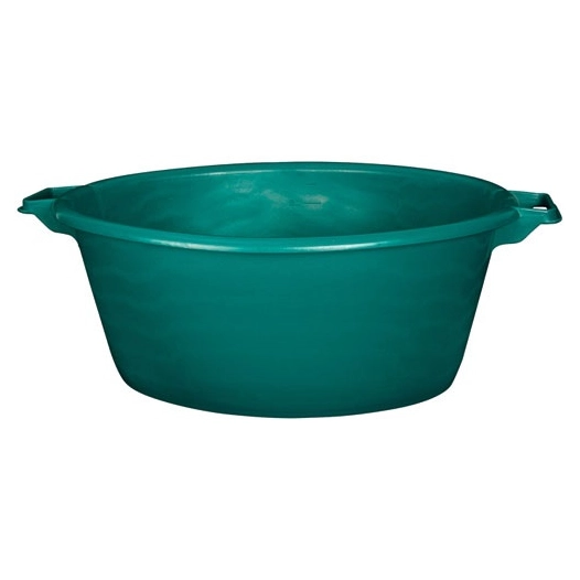 baquet oval 70l 77x58cm ren vert - aluminium et plastiq