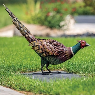 faisan décoratif stylisé feesy 54x15xh.46cm - nortene
