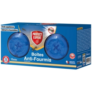 anti fourmis 10 boites x2g - protect expert