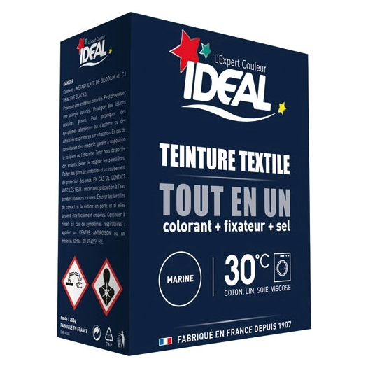 teinture idéal tout en 1 - bleu marine - 350 g - ideal