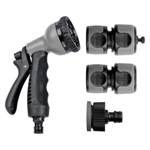 kit avec pistolet multifonctions raccords universel 13-19mm - techn