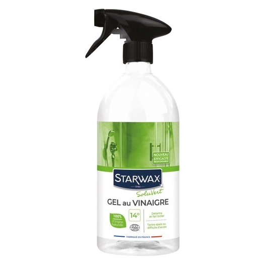 gel au vinaigre 14° spray 1l ecocert - starwax soluvert