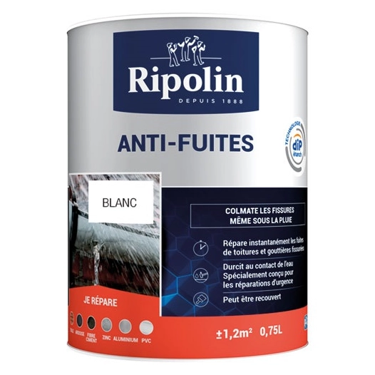 ripolin anti fuites blanc 0.75l - ripolin