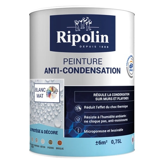 ripolin anti condensation blanc 0.75l - ripolin