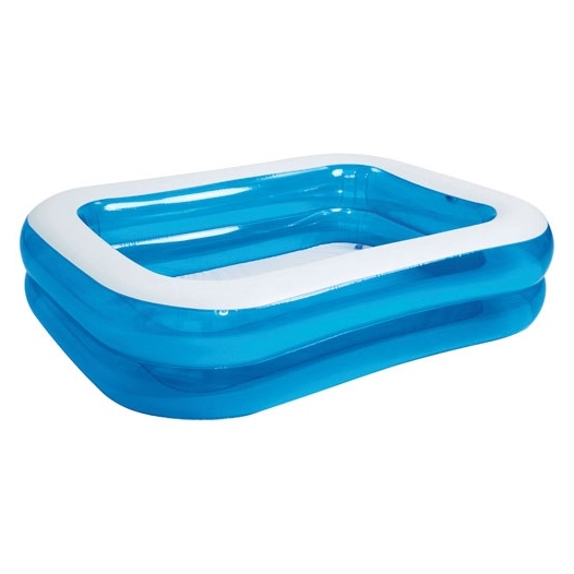 piscine rectangulaire bleue blanche 201x150x51cm - bestway