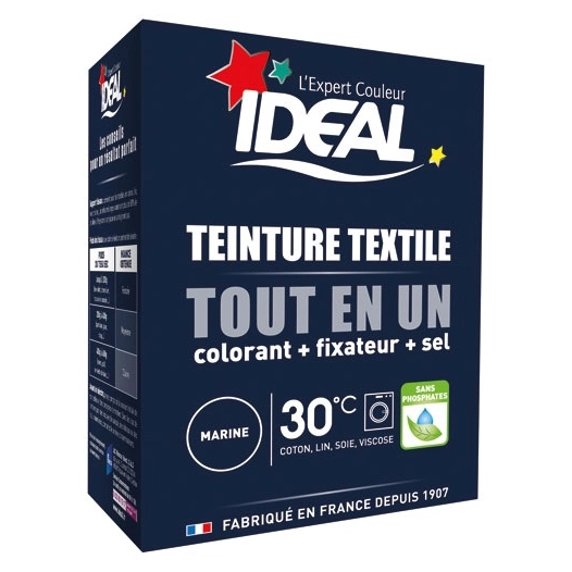 teinture idéal tout en 1 230gr bleu marine - ideal