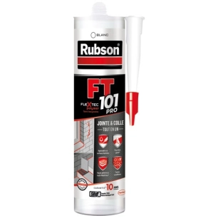 mastic ft101 rubson blanc cartouche 280ml pro lot de 2 - rubson