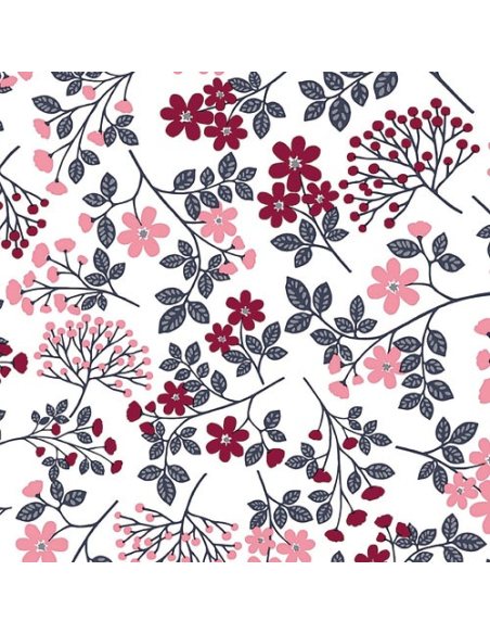 nappe noblessa toile cirée spring flowers 20mx140cm - noblessa