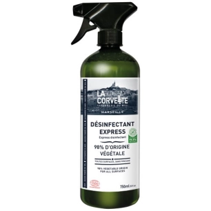 desinfectant express 98% origine vegetale 750ml - la corvette