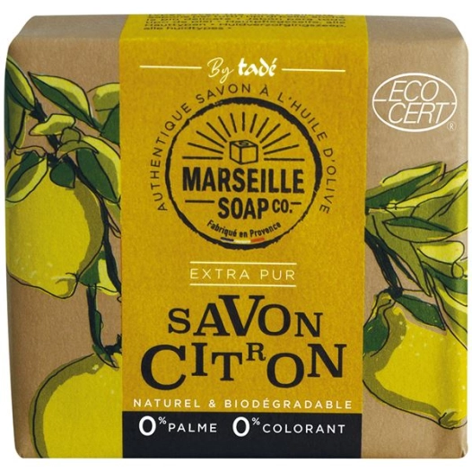 savon de marseille citron ecocert 100 g - marseille soap