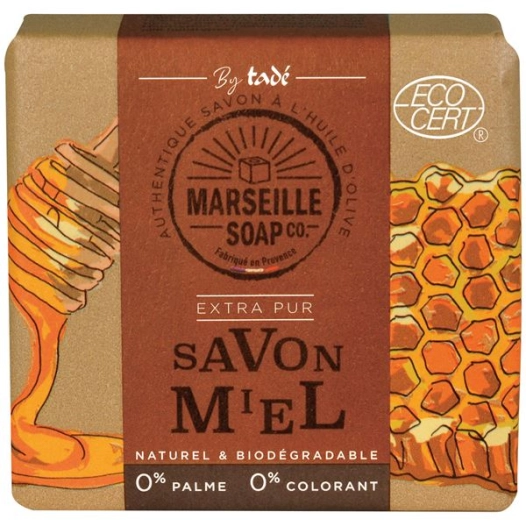 savon de marseille miel ecocert 100 g - marseille soap