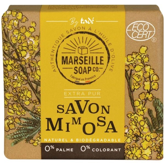 savon de marseille mimosa ecocert 100 g - marseille soap