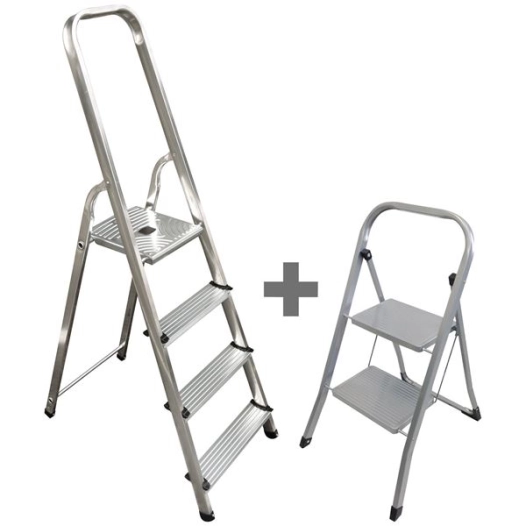 escabeau 4m eco + marchepied 2m artubasic - artub