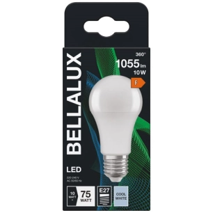 bellalux led dépoli standard e27 10w froid 1055lm - bellalux