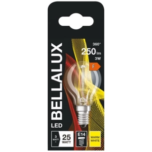 bellalux led clair sphère e14 3w chaud 200lm - bellalux