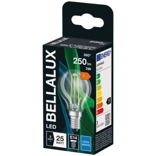 bellalux led clair sphère e14 3w froid 250lm - bellalux
