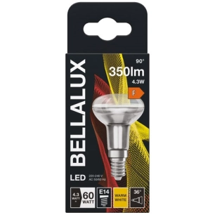 bellalux led spot r50 verre e14 4.3w chaud 350lm - bellalux