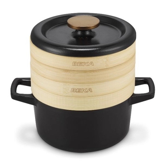 cuit-vapeur 20 cm 2 étages bambou - nori - beka