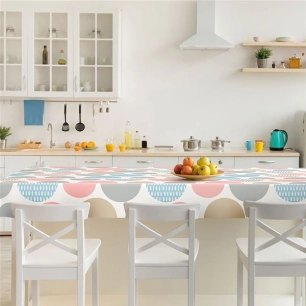 nappe ronde sans pvc fancy 140cm - d-c-fix