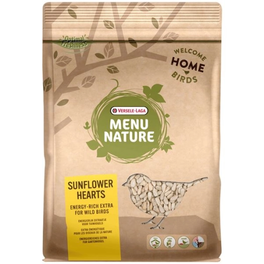 menu oiseaux nature graines tournesol décortiquées 750g - versele laga