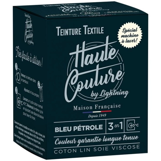 teinture textile haute couture - bleu pétrole - 350 g - haute-couture