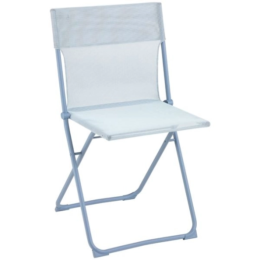 chaise balcony 2 colorblock ciel - lafuma mobilier