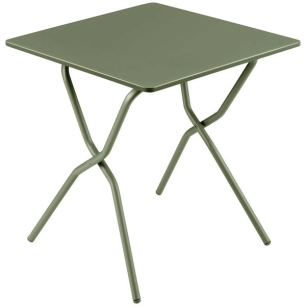 table pliante balcony colorblock moss 70x64cm - lafuma mobilier