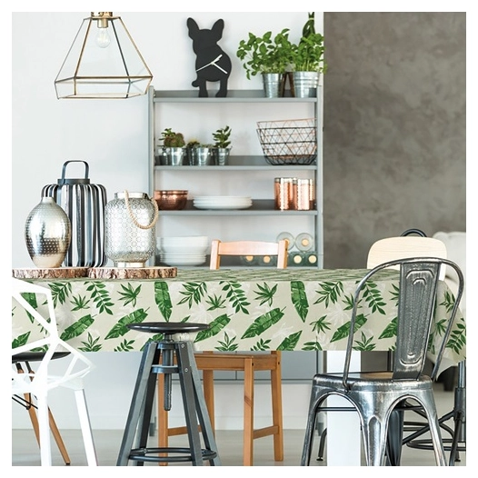nappe manhattan tropical forest ø 150 cm - d-c-fix