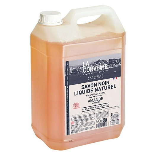 savon noir 5l amande ecocert - la corvette
