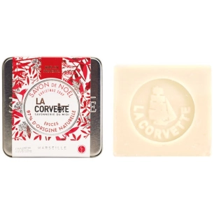 coffret cube savon de noël épices 100 g + boîte - la corvette