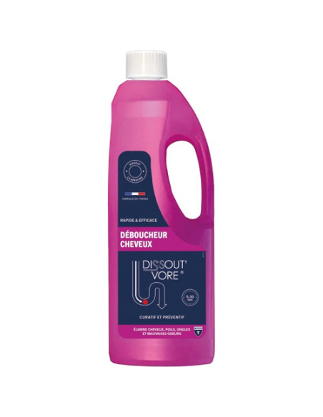 Déboucheur Cheveux Dissout Dissout efficacement les cheveux - DISSOUT