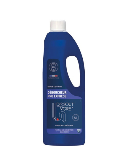 Déboucheur Pro Express Action ultra-rapide et puissante - DISSOUT