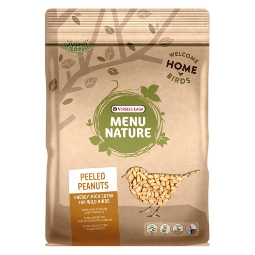 menu nature cacahuètes pelées 1kg - versele laga