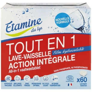 tablette lave vaisselle tout-en-1 x 60 - etamine du lys