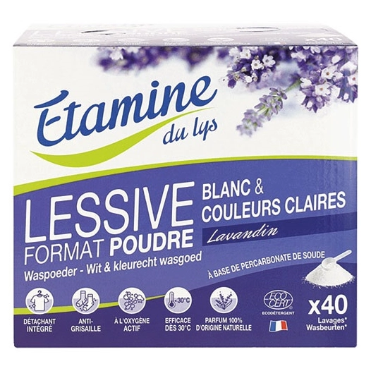 lessive poudre lavandin 2.5 kg - etamine du lys
