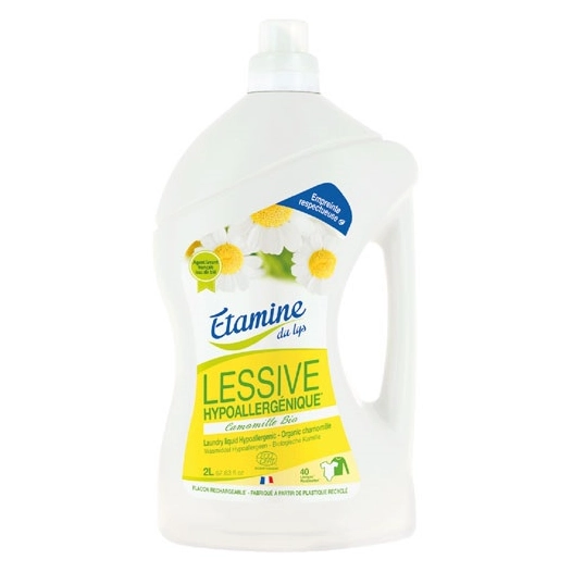 lessive liquide hypoallergenique camomille 2 l - etamine du lys