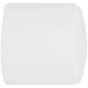 embout bois bouchon ø28mm à visser laque blanc x2 - mobois